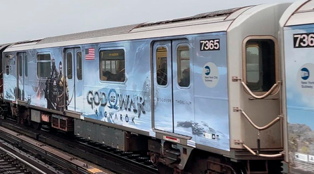 Prossima fermata: Midgard: Sony ha realizzato la metropolitana di New York con l'aspetto di God of War Ragnarok