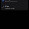 Un'altra schermata di Game Booster con Galaxy S25