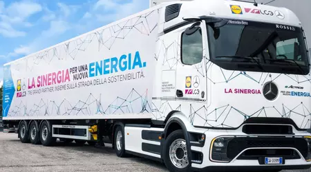 La catena di supermercati Lidl è diventata il primo utilizzatore del Mercedes-Benz eActros 600 elettrico in Italia