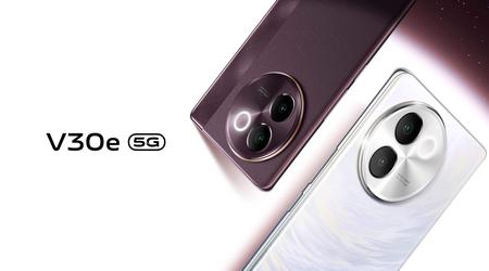 vivo V30e: Display AMOLED a 120 Hz, processore Snapdragon 6 Gen 1, fotocamera da 50 MP e batteria da 5500 mAh a 335 dollari