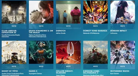 TGA 2025: la seconda fase di votazione degli utenti è iniziata - unisciti a noi!