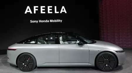 Sony ha mostrato un prototipo dell'auto Afeela, che apparirà nel 2026