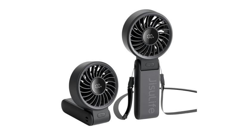 Ventilatore portatile JISULIFE Life7 ventilatore portatile per carrello da golf