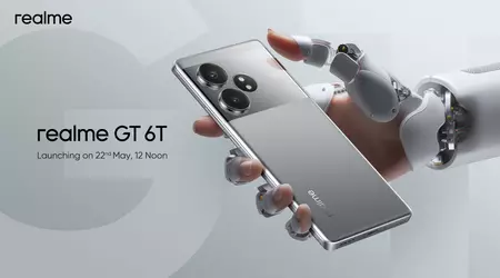È ufficiale: il Realme GT 6T con schermo OLED a 120Hz, chip Snapdragon 7+ Gen 3 e batteria da 5.500 mAh debutterà il 22 maggio.