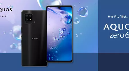 Sharp annuncia il prezzo dello smartphone AQUOS Zero 6 con schermo a 240Hz, chip Snapdragon 750G e protezione IP68 