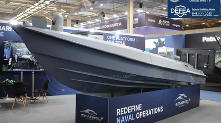 Drone di superficie ucraino Seawolf presentato in Grecia