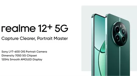 realme 12+: display AMOLED a 120 Hz, chip Dimensity 7050, fotocamera da 50 MP con OIS e un prezzo di 267 dollari