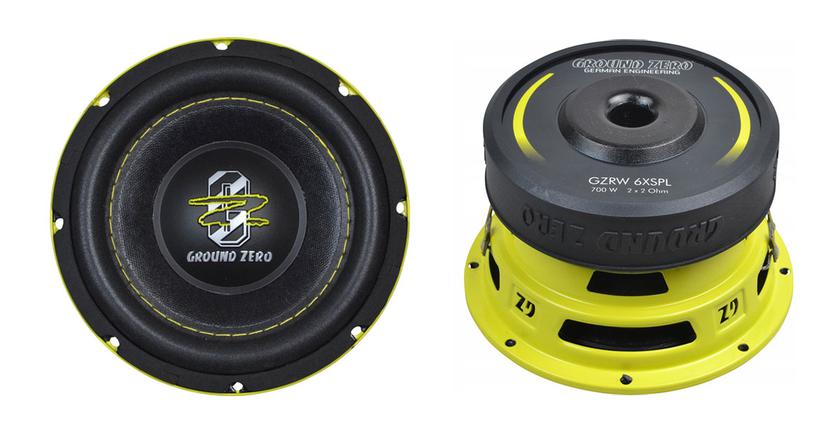Ground Zero GZRW 6XSPL miglior subwoofer per livello di pressione sonora