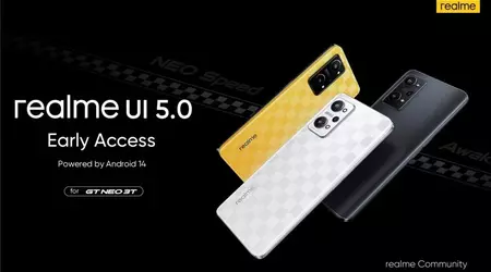 Il realme GT Neo 3T ha ricevuto una versione beta di realme UI 5.0 con sistema operativo Android 14.