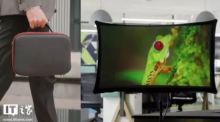 L'evoluzione degli schermi oggi: il display pieghevole in tessuto Splay Max con capacità di monitor e proiettore è stato svelato