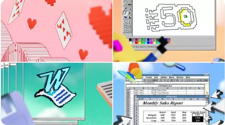 Microsoft ha lanciato una collezione di sfondi retro per smartphone con i suoi programmi iconici.