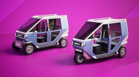 Hyundai ripensa il risciò: la casa automobilistica ha svelato i concept elettrici a tre e quattro ruote per l'India