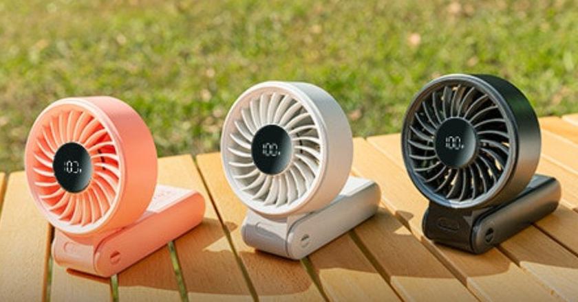 Ventilatore portatile JISULIFE Life7 ventola di raffreddamento per carrello da golf
