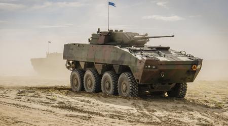 La 44ª Brigata meccanizzata ucraina ha ricevuto gli APC Rosomak polacchi e i carri armati Leopard 1A5 tedeschi.