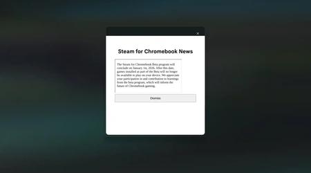 Steam smetterà di funzionare sui Chromebook il 1 gennaio 2026