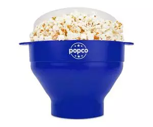 Macchina per popcorn pieghevole in silicone per microonde