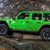 Jeep Wrangler in miniatura di colore verde Mojito