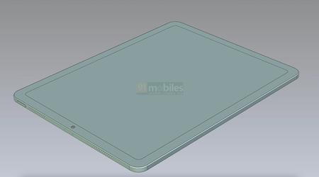 Touch ID, porta USB-C e schermo grande: iPad Air da 12,9 pollici mostrato nei rendering CAD
