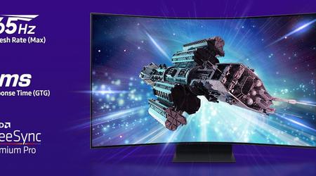 Samsung Odyssey Ark G97NC - monitor da gioco curvo con risoluzione 4K UHD e frame rate di 165Hz