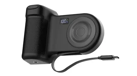 Belkin Stage PowerGrip: power bank con manico per foto, come in una fotocamera professionale