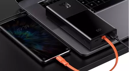 Baseus Elf Digital Display: batteria da 20.000 mAh per iPhone, MacBook e iPad con cavo USB-C integrato, caricabatterie da 65 watt e display a 55 dollari.