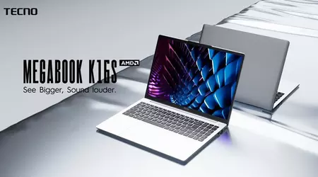 Tecno presenta il portatile MegaBook K16S con processore Ryzen 5 a prezzi accessibili
