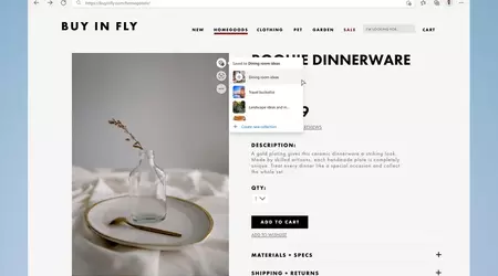 Una versione mini di Pinterest e altre piccole verranno aggiunte a Microsoft Edge 