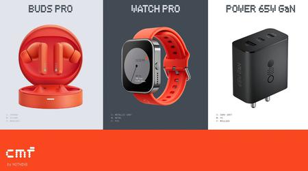 CMF Buds Pro, CMF Watch Pro e CMF Power 65W GaN hanno fatto il loro debutto sul mercato globale.