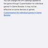 Anteprima delle impostazioni di GPU Game Booster