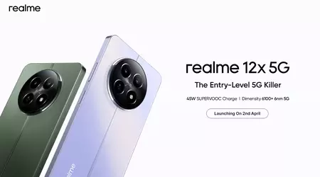 È ufficiale: il realme 12x 5G debutterà fuori dalla Cina il 2 aprile