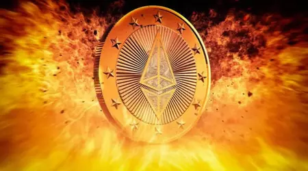 Sulla rete Ethereum sono state bruciate oltre 1 milione di monete del valore di oltre $ 4 miliardi