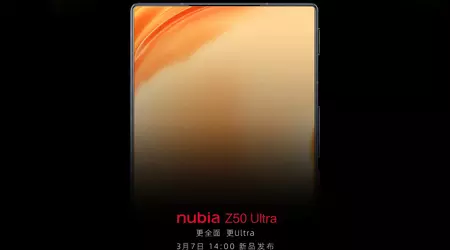 È ufficiale: Nubia Z50 Ultra con display piatto, cornice sottile e fotocamera sub-schermo sarà presentato il 7 marzo