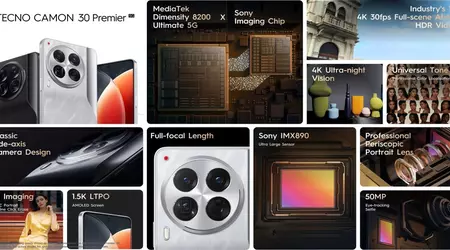 Tecno presenta ufficialmente il nuovo smartphone Camon 30 Premier in vista del lancio a maggio