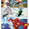 Scena tratta dal fumetto DC X Sonic the Hedgehog 1