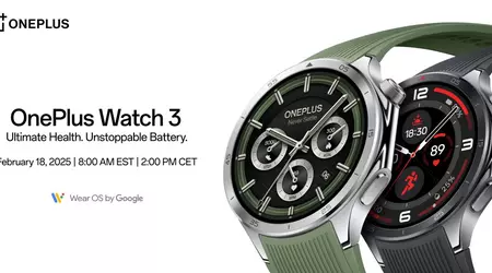 OnePlus annuncia il lancio del nuovo OnePlus Watch 3: la data di presentazione è il 18 febbraio