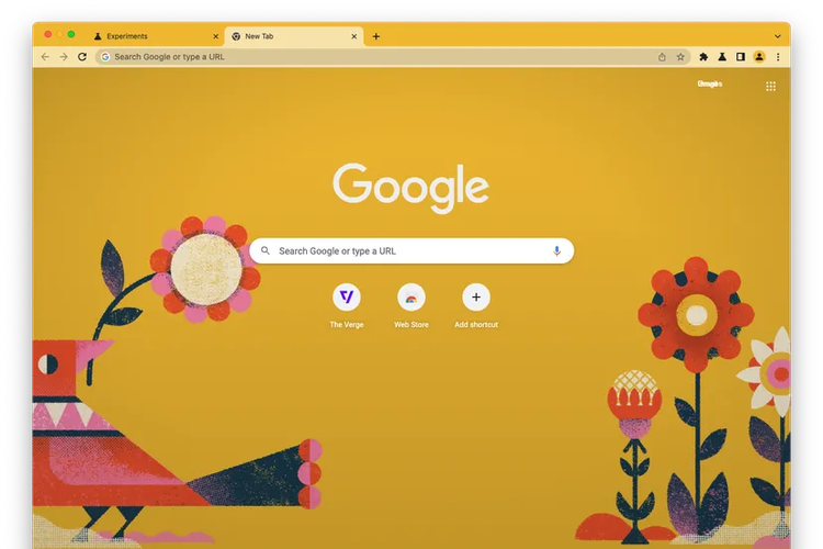 Google porta i temi di colore ...