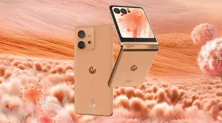 Motorola presenta il Razr 40 Ultra e l'Edge 40 Neo nel colore Peach Fuzz, il colore del 2024 secondo Pantone.