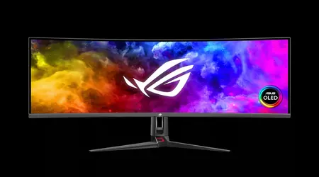 ASUS ROG Swift OLED PG49WCD, monitor da gioco curvo con frequenza di aggiornamento di 144 Hz, sarà in vendita al prezzo di 1500 dollari.
