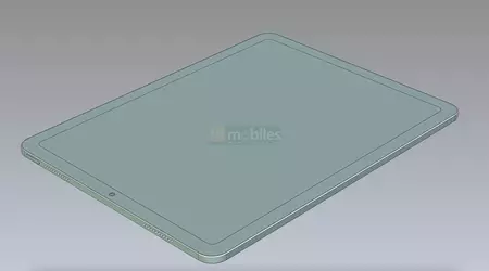 Touch ID, porta USB-C e schermo grande: iPad Air da 12,9 pollici mostrato nei rendering CAD