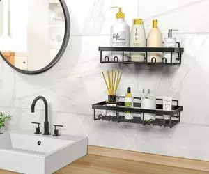 Moforoco Organizer per mensole portaoggetti da doccia