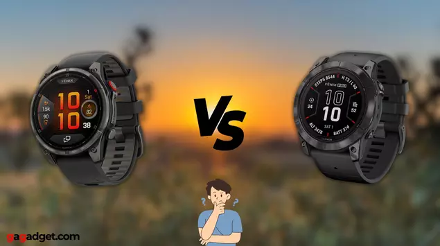Garmin fēnix 8 Pro vs fēnix ...