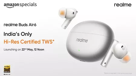Le cuffie TWS realme Buds Air 6 con supporto ANC e LHDC debutteranno al lancio globale di realme GT 6T