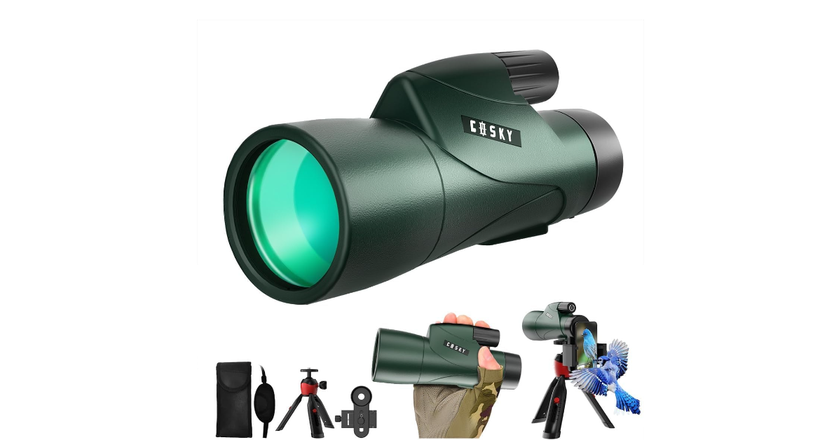 Gosky 12x55 telescopio monocolo per telefono