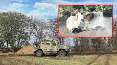 Un drone FPV ha distrutto il più recente MRAP russo AMN-59051 con difese migliorate, introdotto nel 2022.