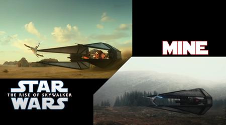 Un fan di Star Wars ricrea il salto di Rey intorno al Tie Whisper senza il budget di Hollywood (video)