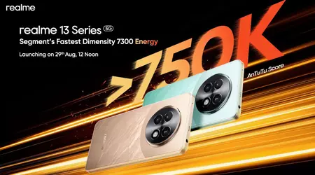 Il realme 13 e il realme 13+ avranno il chip MediaTek Dimensity 7300 Energy e debutteranno il 29 agosto.