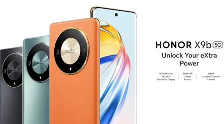 Honor X9b: display AMOLED a 120 Hz, chip Snapdragon 6 Gen 1, fotocamera da 108 MP e batteria da 5800 mAh
