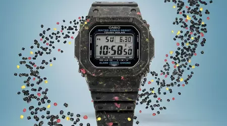 Casio ha presentato il G-5600BG-1: un orologio realizzato con rifiuti riciclati al prezzo di 199 dollari.