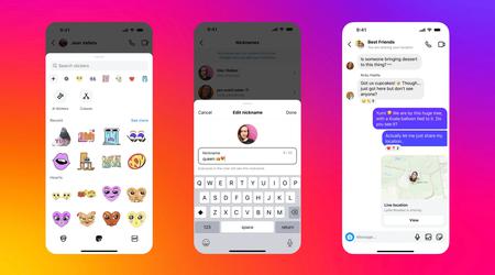 Instagram aggiunge dati geografici e nickname in tempo reale ai messaggi personali