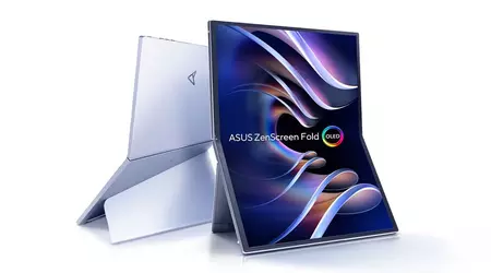 CES 2024: ASUS ha presentato il monitor ZenScreen Fold OLED MQ17QH con un display OLED flessibile da 17,3".